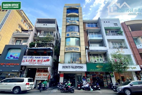 Bán nhà mặt tiền đường Võ Văn Tần,P.5, Quận 3. DT: 11x15m. 5 lầu. Giá 79,9 tỷ.