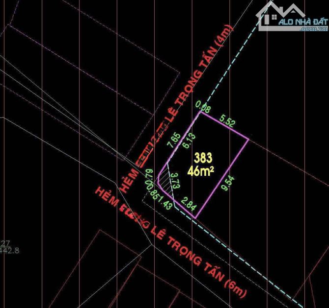 H7💥SIÊU PHẨM ĐẤT LÊ TRỌNG TẤN TÂN PHÚ ✍️  56m2 - Hẻm xe tải thông - 5,3 tỷ thương lượng