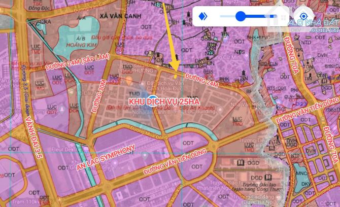 Hàng HÓT! E cần bán 76m2 đường rộng 24m ở khu đất dịch vụ 25,2ha Vân Canh kinh doanh tốt