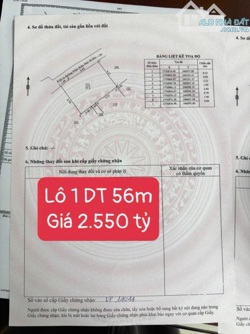 Bán Đất Ngang 9 Mét Kiệt Điện Biên Phủ, Thanh Khê, Đà Nẵng