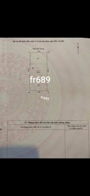 (SỔ VUÔNG) Bán nhà mặt phố Hà Trung 62mx4T MT 5,2m siêu KD VP khách sạn 60 tỷ Hoàn Kiếm