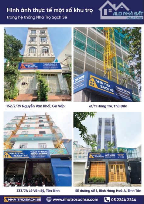 NHÀ TRỌ SẠCH SẼ - ĐƠN VỊ NHẬN KHOÁN TÒA NHÀ CHO THUÊ TRỌ - 11