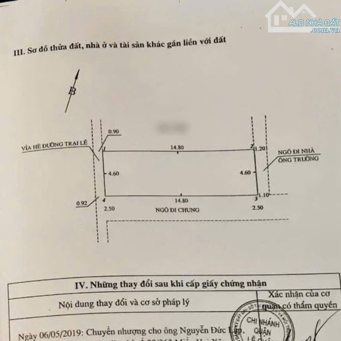 Nhà xây mới sân cổng độc lập ngõ nông đỗ cửa phố Lê Lợi - 1