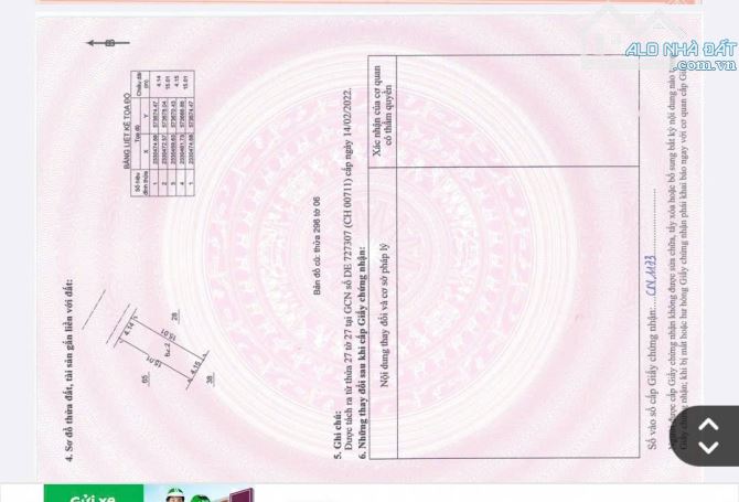 CHÍNH CHỦ BÁN GẤP 62,2M ĐẤT DỊCH VỤ TRẠM TRÔI - HOÀI ĐỨC, GIÁ ĐẦU TƯ. - 1