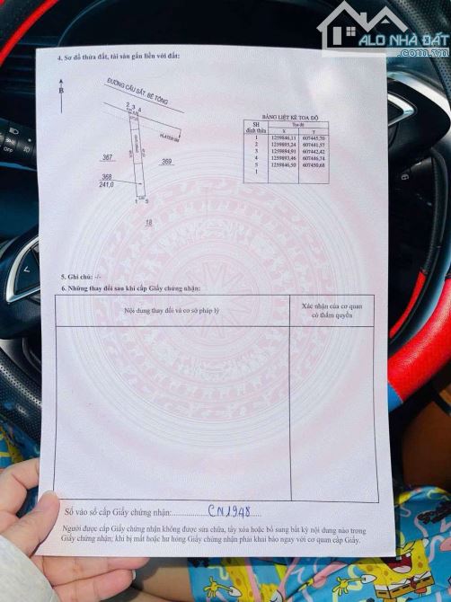 241m2 có 100m2 đất thổ cư Phú Giáo Bình Dương giá 300 triệu - 1