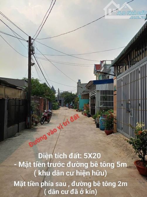 Bán gấp đất đẹp tại Xuân Thới Thượng, Hóc Môn, 1,7 tỷ, 98,3 m2 - 1