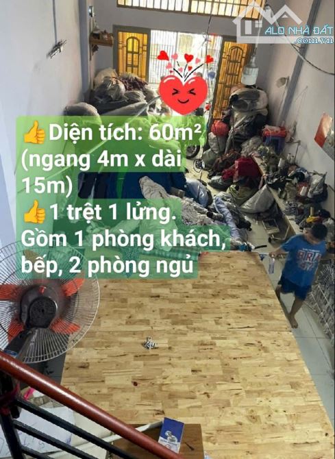 Gần Mã Lò, nhà 1/ dt 60m2, 2 tầng, hxh 🚗 5M tới nhà - Nhỉnh 3 tỷ bớt lộc - 1