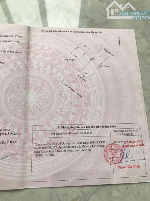 CẦN BÁN ĐẤT CÓ SẴN NHÀ KHO ĐANG CHO THUÊ – MẶT TIỀN KINH DƯƠNG VƯƠNG NỐI DÀI SÁT BIỂN - 1