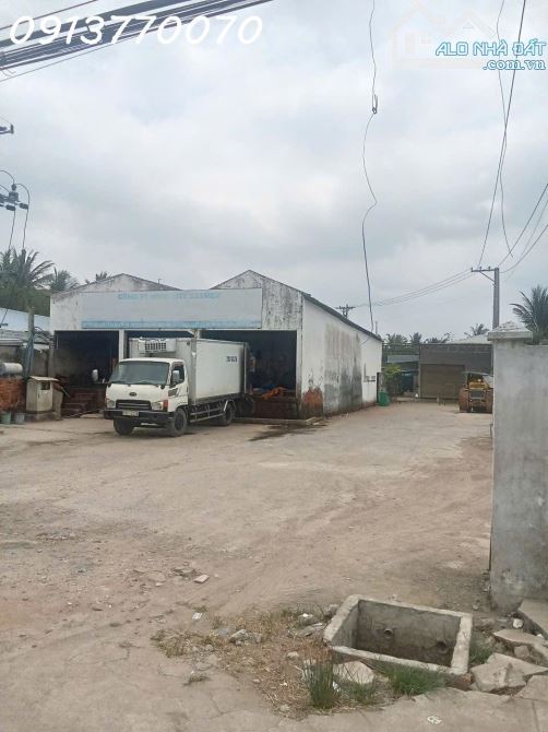 Cho thuê kho xưởng mặt tiền quốc lộ 57B xã lộc Thuận, huyện Bình Đại, Tỉnh Bến Tre. - 1