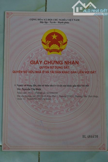 BÁN 173M2 ĐẤT MẶT TIỀN SẴN SỔ TẠI HÒA PHÚ-CỦ CHI - 1