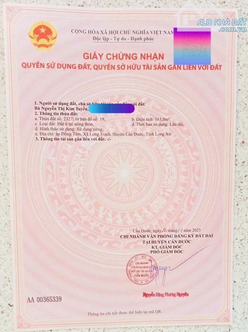 NHÀ 163M2 GẦN KHU CÔNG NGHIỆP CẦU TRÀM TRỌN GÓI 2 TỶ 050 - 1