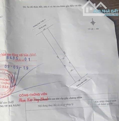 Bán đất 2MT (trước sau) Xuân Thiều 11, Hòa Hiệp Nam - Gần Biển - 101m2, giá 3.25 tỷ tl - 2