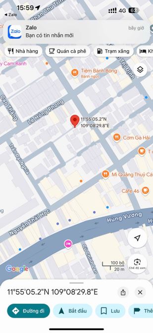 Cần bán lô đất đẹp bước chân ra ngay ngã tư Lê Hồng Phong - Huỳnh thúc Khánh trung tâm TP - 2