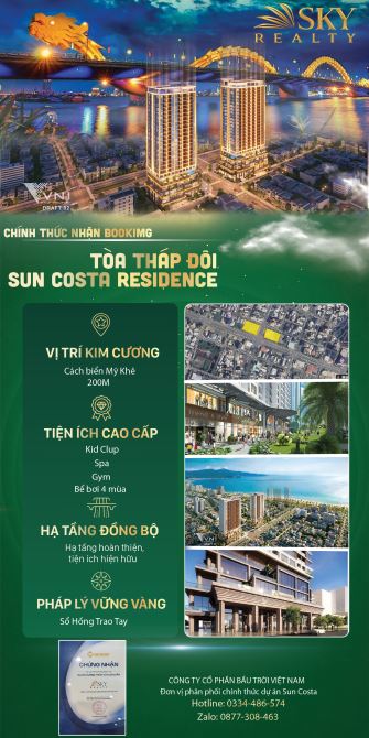 Hỗ Trợ Vay Đến 70% Cho Căn Hộ 2PN Mặt Biển Mỹ Khê Đến Từ CDT Sun Group - Tỷ Lệ Lấp Đầy Lên - 2