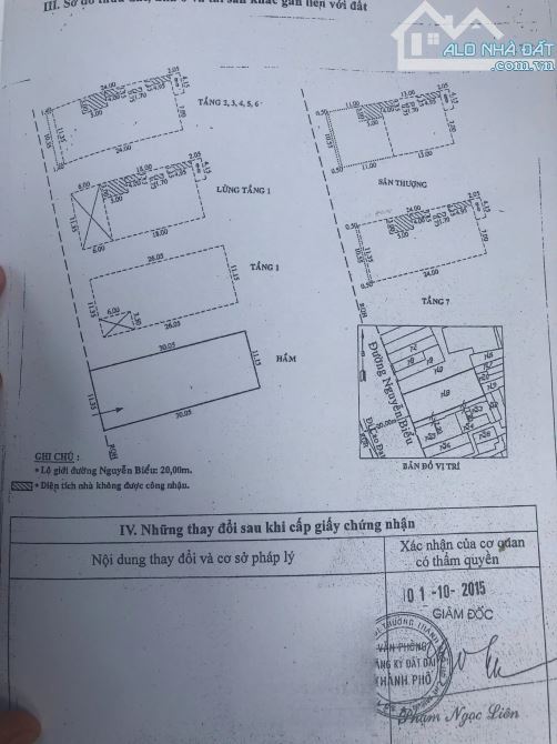 Bán Tòa Nhà Nguyễn Biểu, P1,  Quận 5, DT: 22x 31m hầm 9 tầng thang máy HĐT:700 triệu/ th - 2