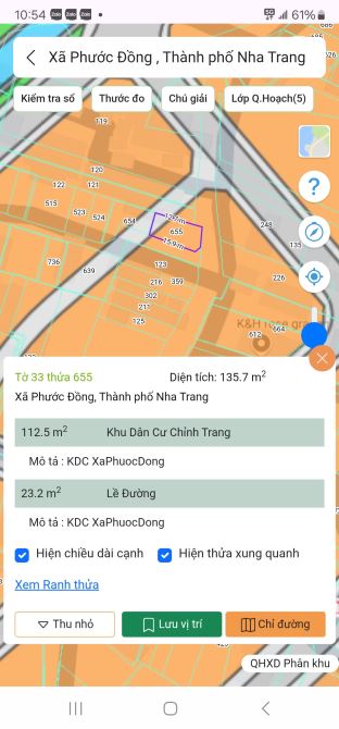 Bán lô đất 2 mặt tiền đẹp, trung tâm xã Phước Đồng, tp. Nha Trang - 2