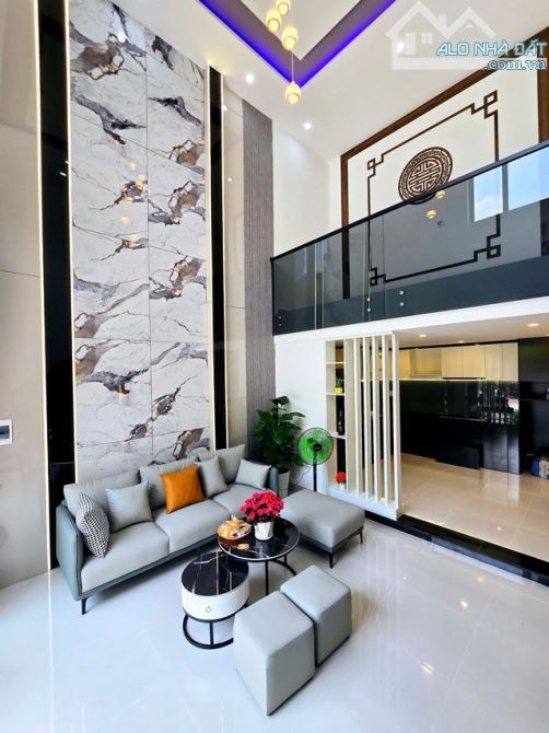 Nhà mê lửng đường mới tinh siêu đẹp full nội thất - 2