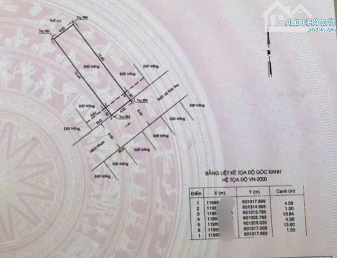 Bán lô đất 1/ thẳng tắp gần chợ An Nhơn đg Lê Đức Thọ, 4*16m, HXH 5m, 7.5tỷ - 2