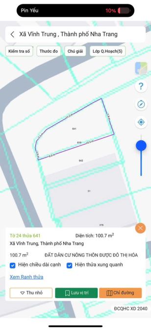 Bán lô đất 2 mặt tiền đường oto xã Vĩnh Trung tp Nha Trang , cách mặt đường 23/10 chỉ 50m. - 3