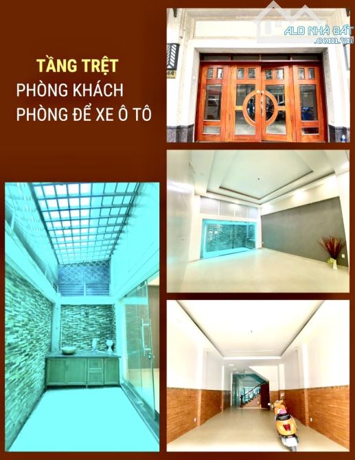 Mặt tiền đừơng số 1 KDC Cityland P.7 GV - 5 tầng 90 m2 - Sổ đẹp hoàn công đủ - 3