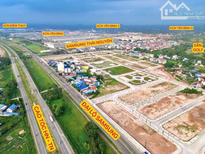 Bán đất chính chủ KĐT Yên Bình, cạnh SamSung Thái Nguyên, Dt 135m2 MT 7,5m, 27tr/m2 - 4