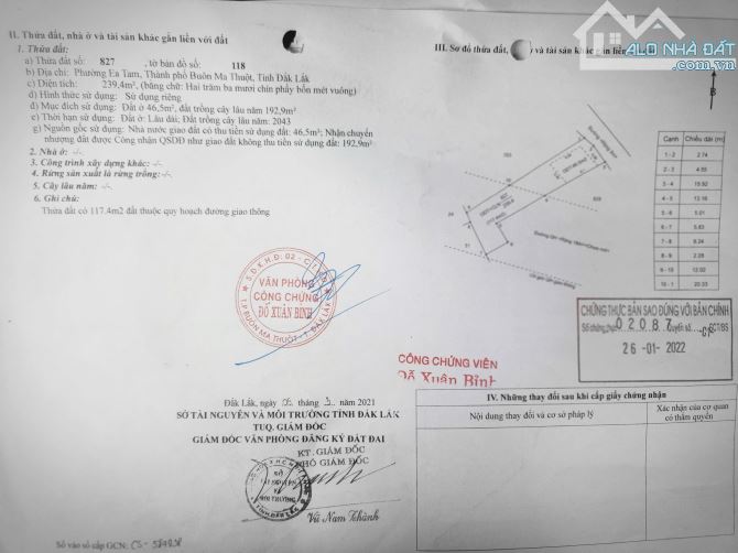 Đất hẻm Phùng Hưng QH 2 mặt tiền trước sau - 4