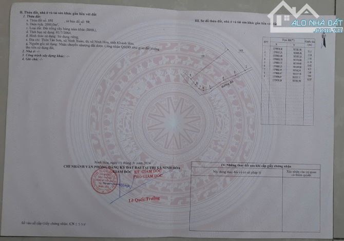 Mua 1 được 4 NINH XUÂN, NINH HOÀ Chủ cần tiền bán nhanh lô đất 2000m2 ngang bám đường 80m - 5