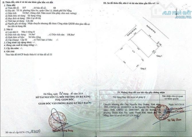Cc cần bán nhà 2 tầng kiệt oto đường Lê Đình Kỵ, TT Hoà An, giá chỉ nhỉnh 1 tỷ. - 5