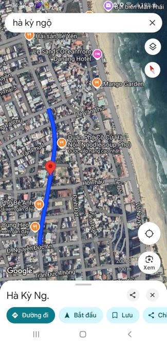 Bán lô góc 166m ngang 14m 2 mặt tiền đường Hà Kỳ Ngộ và Đường 10,5m cách Biển 200m - 5