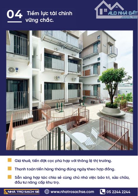 NHÀ TRỌ SẠCH SẼ - ĐƠN VỊ NHẬN KHOÁN TÒA NHÀ CHO THUÊ TRỌ - 8