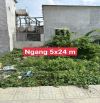 BÁN ĐẤT HẺM XE HƠI GẦN BẾN XE MIỀN TÂY – NGANG 5M DÀI 24M – GIÁ TỐT