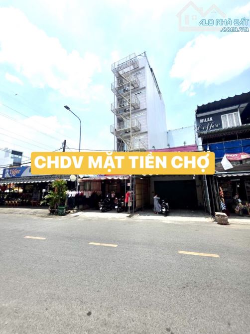 CHDV - MẶT TIỀN CHỢ KINH DOANH SẦM UẤT - 6 TẦNG - DT 100M2 - THANG MÁY  - THU NHẬP 1 TỶ/ N