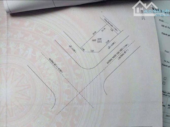 bán nền góc 2 mặt tiền khu dân cư công an, cách đường võ nguyên giáp 200m, vị trí siêu đẹp