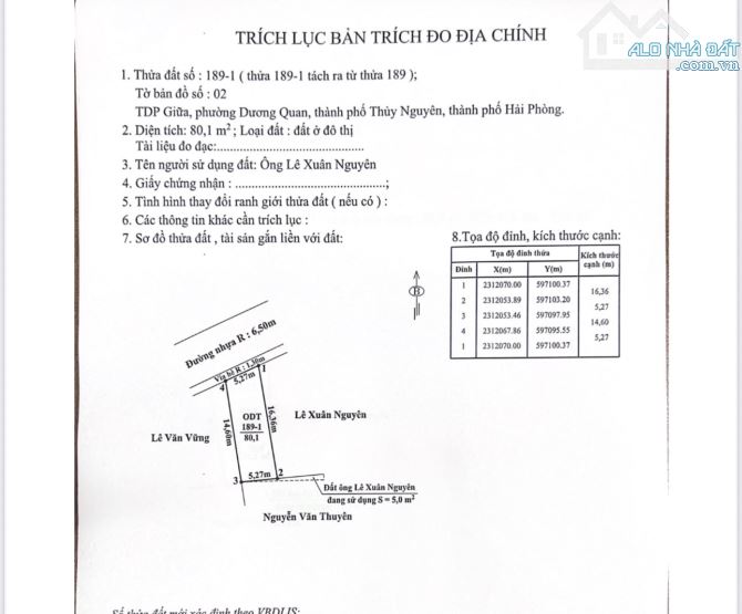 Hàng hiếm tại mặt đường liên phường Dương Quan