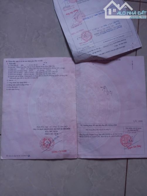 BÁN NHÀ CẤP 4 THÔN HÒA PHÚ XÃ EANUOL -BUÔN ĐÔN. TP.BMT  - DT: 5 x 40m - PL: Thổ cư 75m 👉G