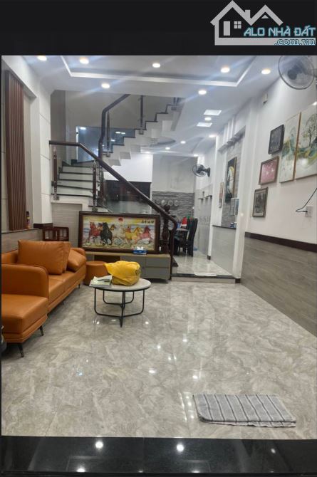 Bán nhà 4 tầng 56m² hẻm oto phạm văn chiêu p14 gò vấp 7ty950