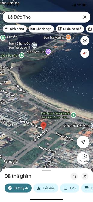 Lô góc 2 mặt tiền đường Lê Đức Thọ, sát biển. Ngay bán đảo Sơn Trà