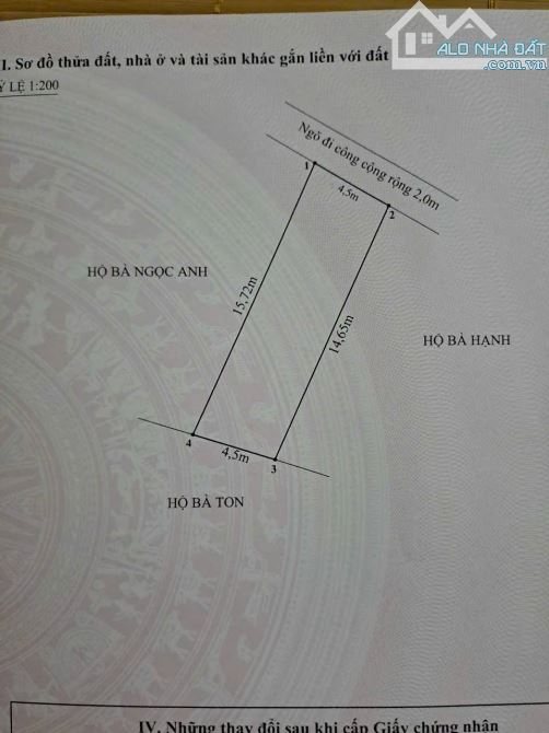 Chỉ 1,48 tỷ lô đất tại An Trì, Hùng Vương, Hồng Bàng, Hải Phòng