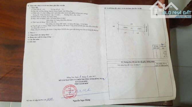 THẬT BẤT NGỜ LÔ ĐẤT 151M2 , 65M2 THÔ CƯ CÓ SẴN NHÀ , CHỈ VỚI 2 TỶ 100 TRIỆU ĐƯỜNG BÊTONG,