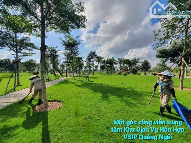 Đất nền dự án khu Dịch Vụ Hỗn Hợp VSIP Quảng Ngãi