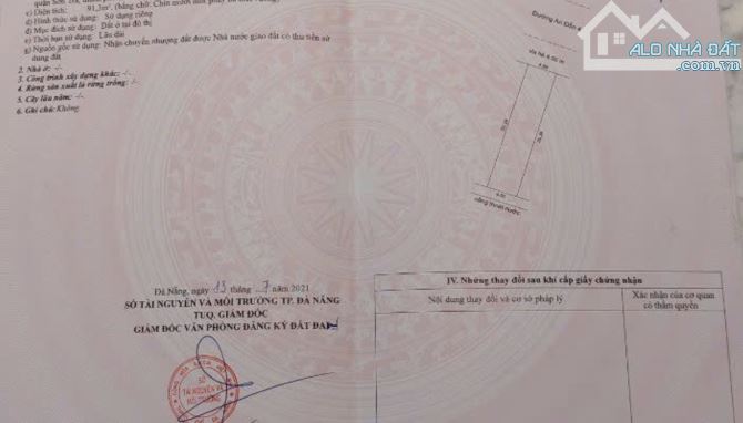 Chào bán cặp đất đường An Đồn 4, An Hải Bắc, Sơn Trà.