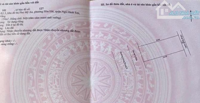 Đất Đường Vùng Trung 3, Đường 7m5 Khu Phú Mỹ An