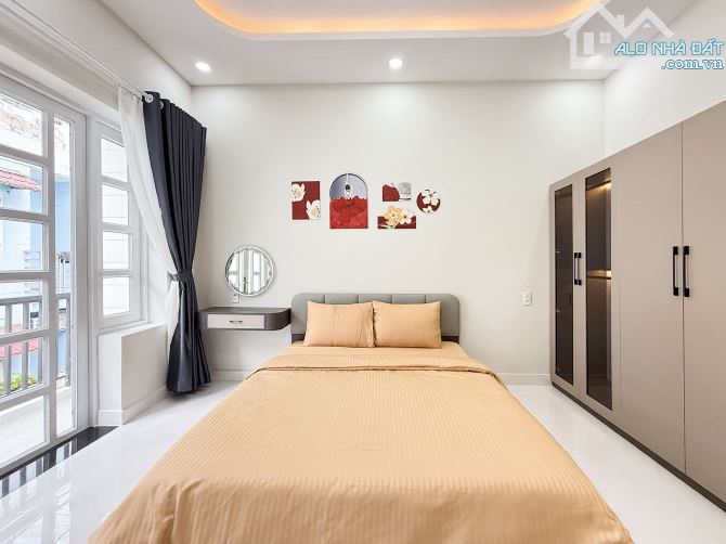 🚗 HXH HOÀNG HOA THÁM, BT - NHÀ MỚI ĐẸP FULL NỘI THẤT - SÁT MẶT TIỀN - 3 TẦNG BTCT - 8T TL - 10