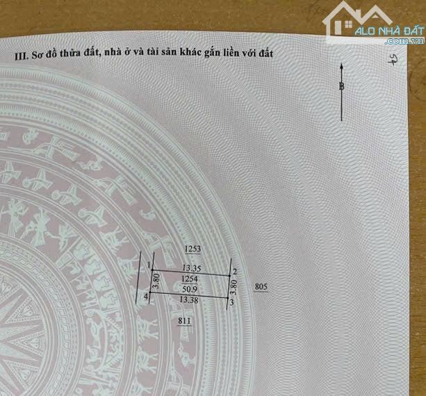 Siêu phẩm lô đất full thổ cư tại Kim Hoàng - Vân Canh, diện tichs 50.9m2, giá 123 triệu/m2 - 1