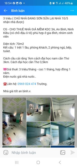 Nhà giá cực mềm kdc 3A cho thuê lâu dài - 1