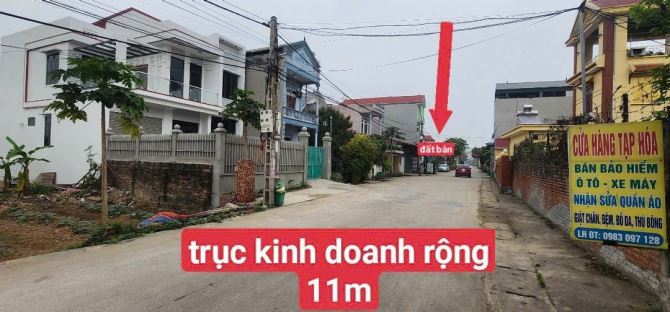 ĐẤT SÓC SƠN 56M TRỤC CHÍNH KINH DOANH CỰC ĐẸP TẠI QUẢNG HỘI, QUẢNG TIẾN - 1