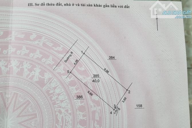 TRUNG TÂM THANH TRÌ, GẦN Ô TÔ 40M2 4 TẦNG MẶT TIỀN 4,2M 5,4 TỶ - 1
