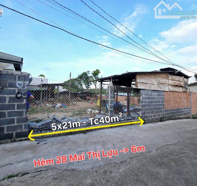 Bán lô đất hẻm 28 Mai Thị Lựu đi thông ra 118 Y Nuê - 1