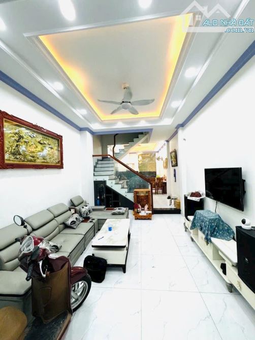 NHÀ ĐẸP KHU GÒ XOÀI BÌNH TÂN - HẺM XE TẢI - 4 TẦNG CHỦ TỰ XÂY KIÊN CỐ - NT CAO CẤP - 6,x - 1
