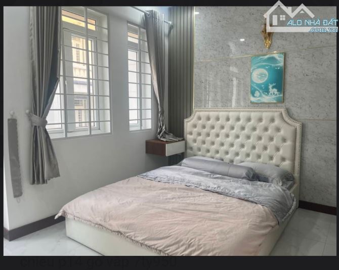 Bán nhà 4 tầng 56m² hẻm oto phạm văn chiêu p14 gò vấp 7ty950 - 1